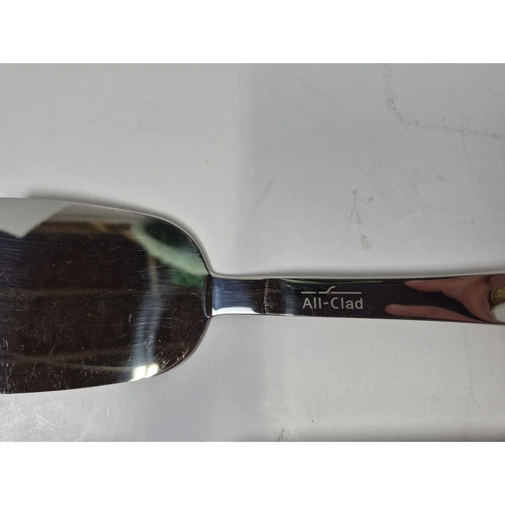 All-Clad Stainless Steel Kitchen Tool Set 3pc Meat Fork Serving Spoon Spatula